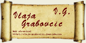 Vlaja Grabovčić vizit kartica